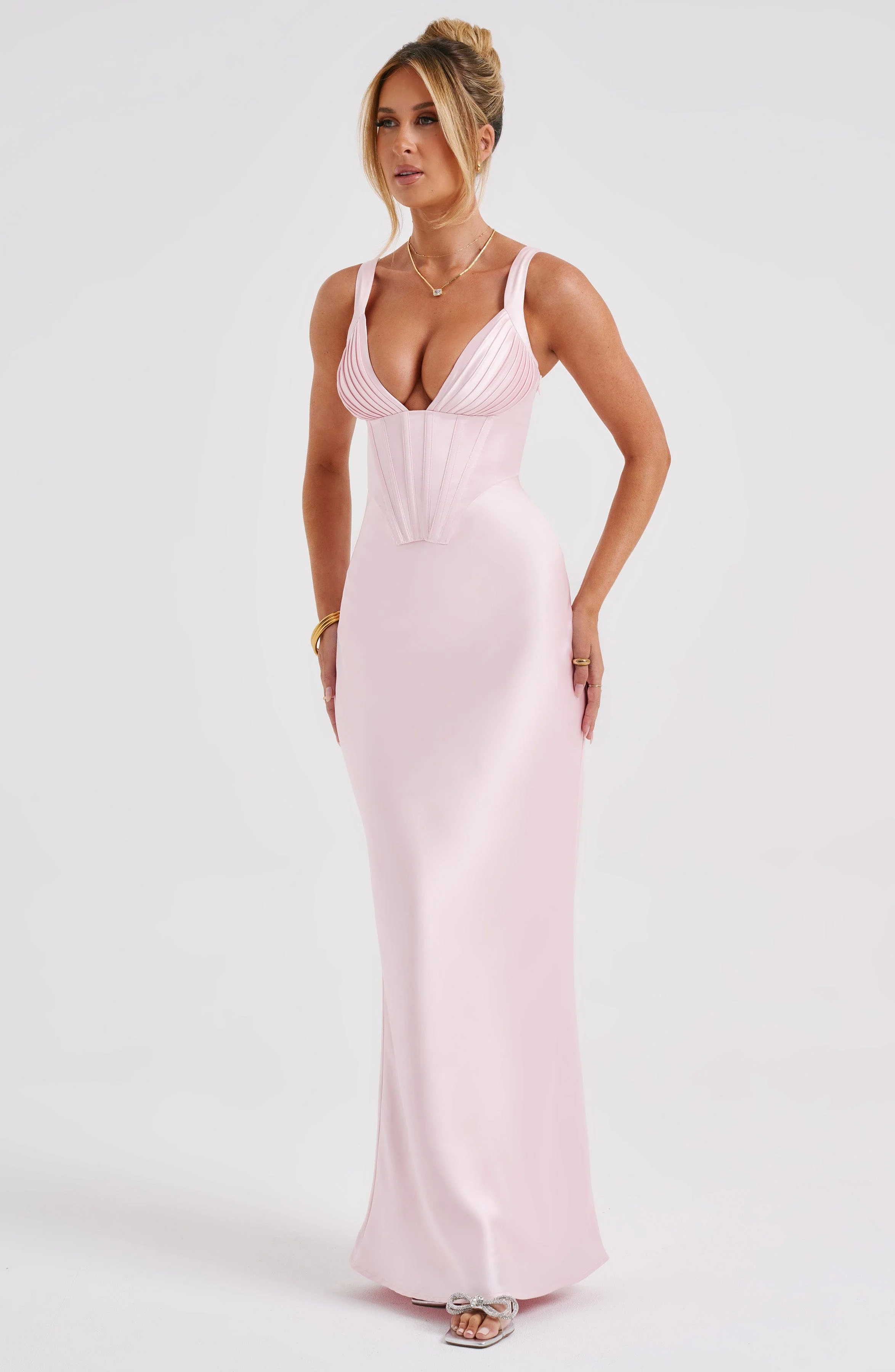 Shae Maxi Dress - Blush - Image 4