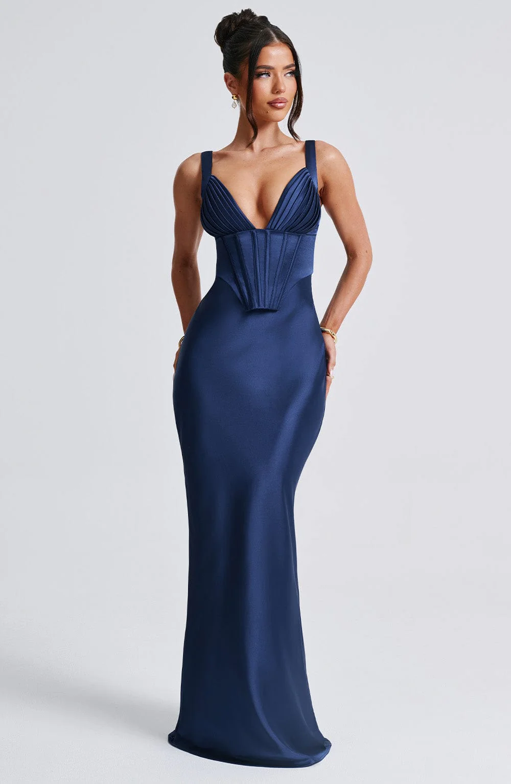 Shae Maxi Dress - Navy - Image 4