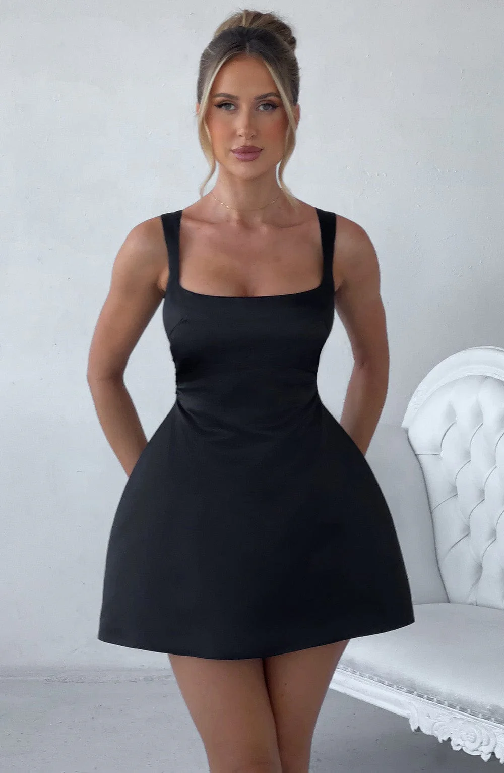 Sofie Mini Dress - Black - Image 7