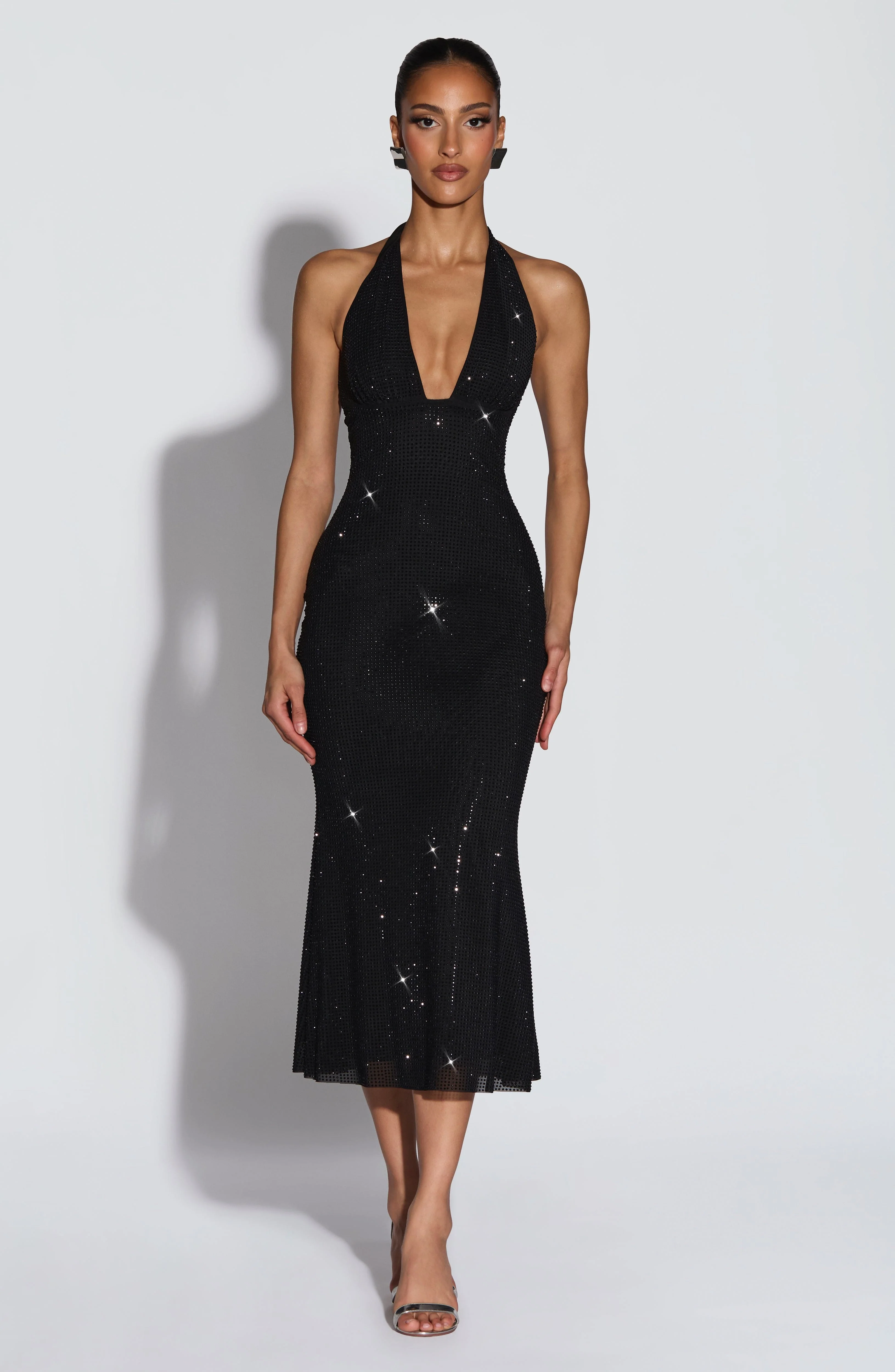 Sonora Midi Dress - Black - Image 5