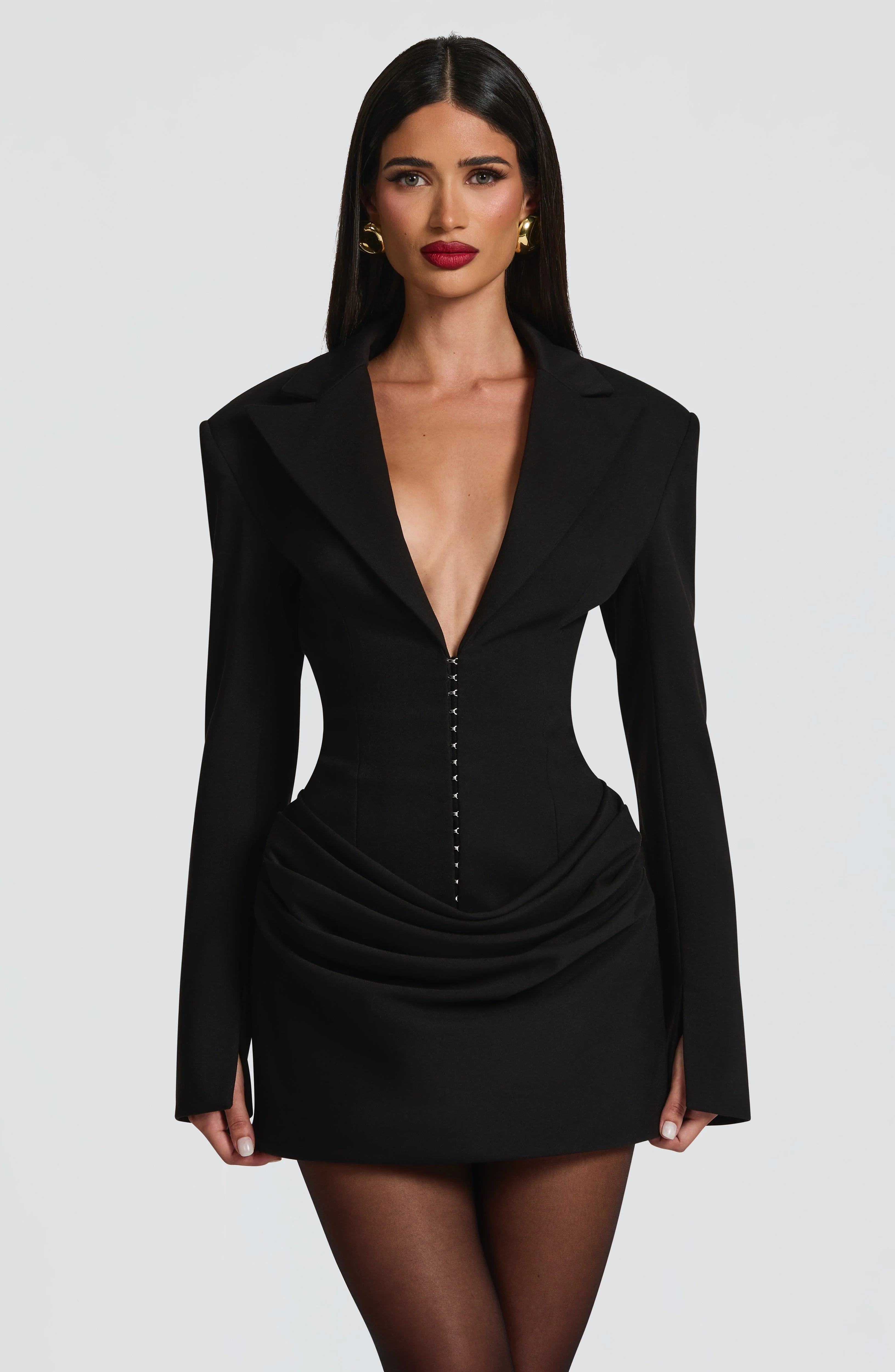 Susie Mini Dress - Black - Image 8