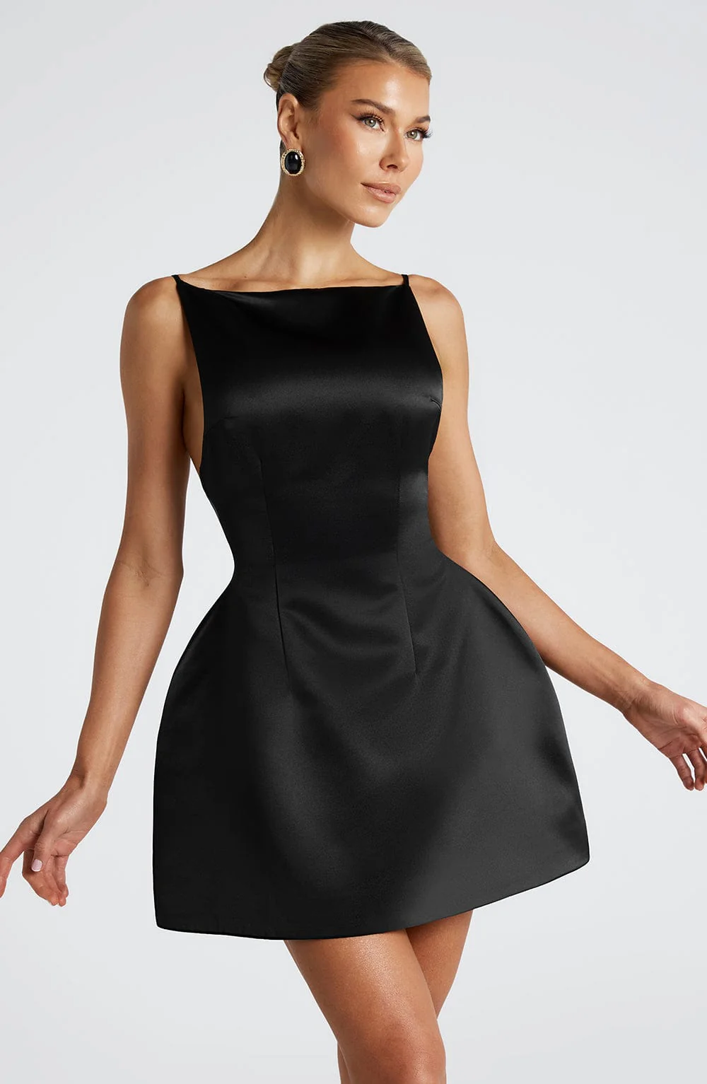 Tate Mini Dress - Black - Image 10