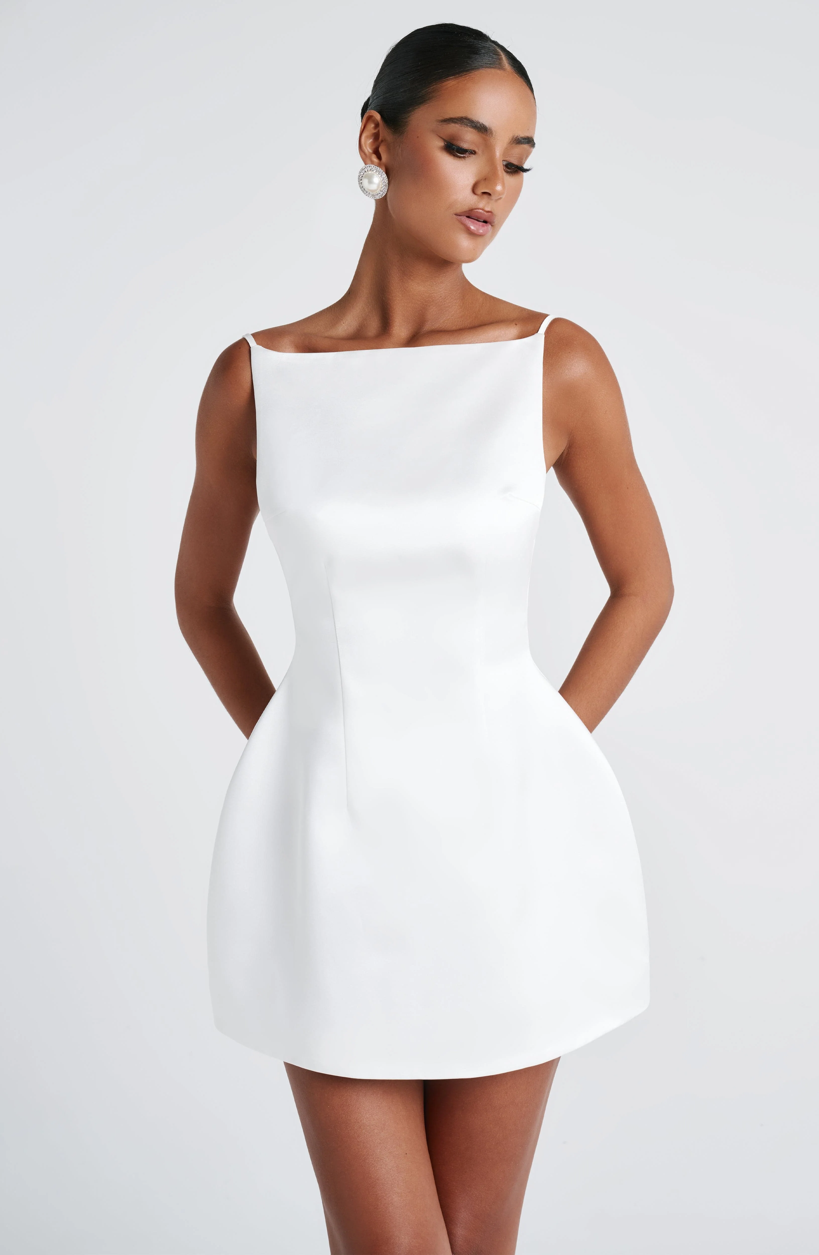 Tate Mini Dress - Ivory - Image 3
