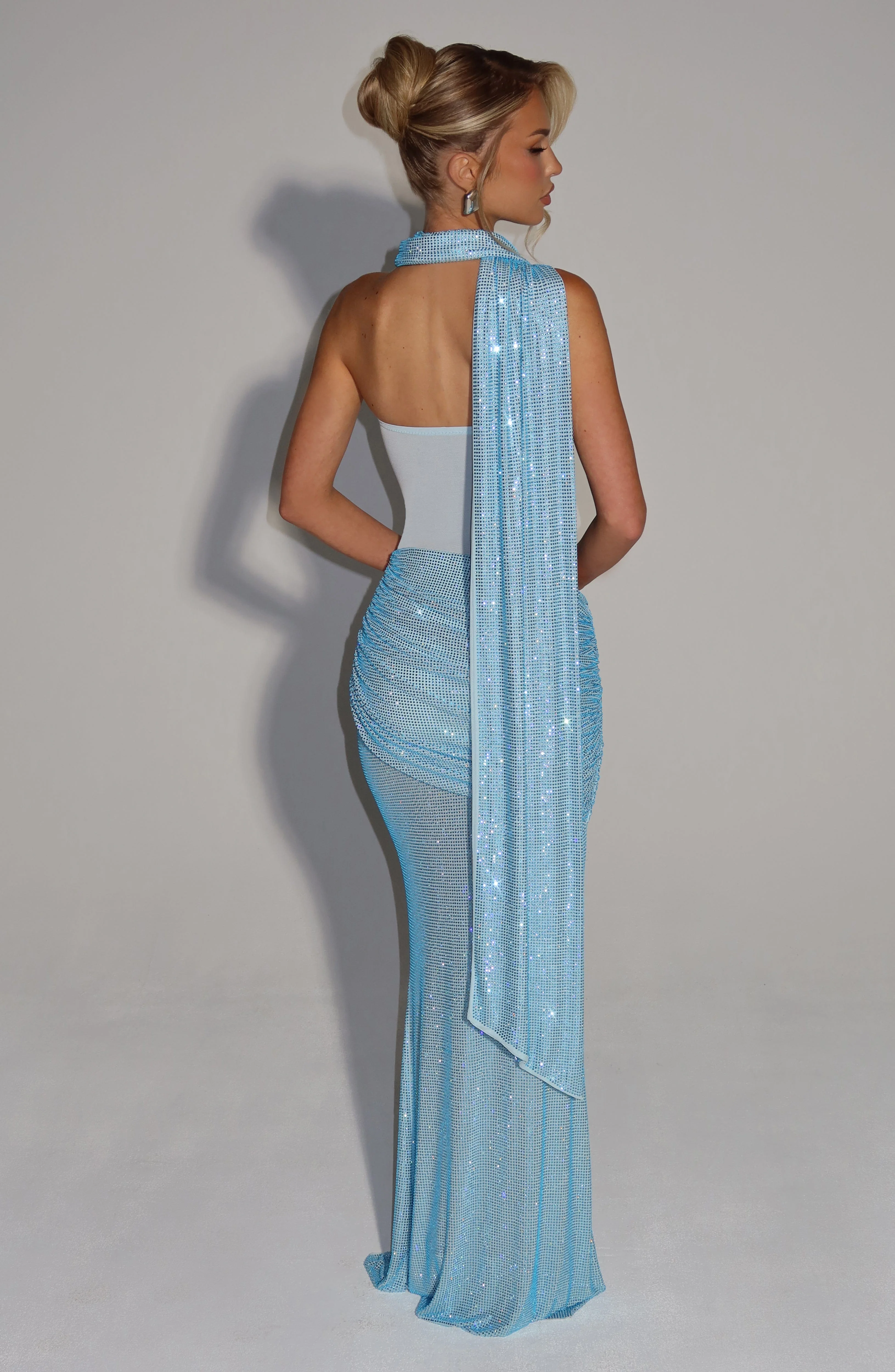 Tavia Scarf - Aqua - Image 7
