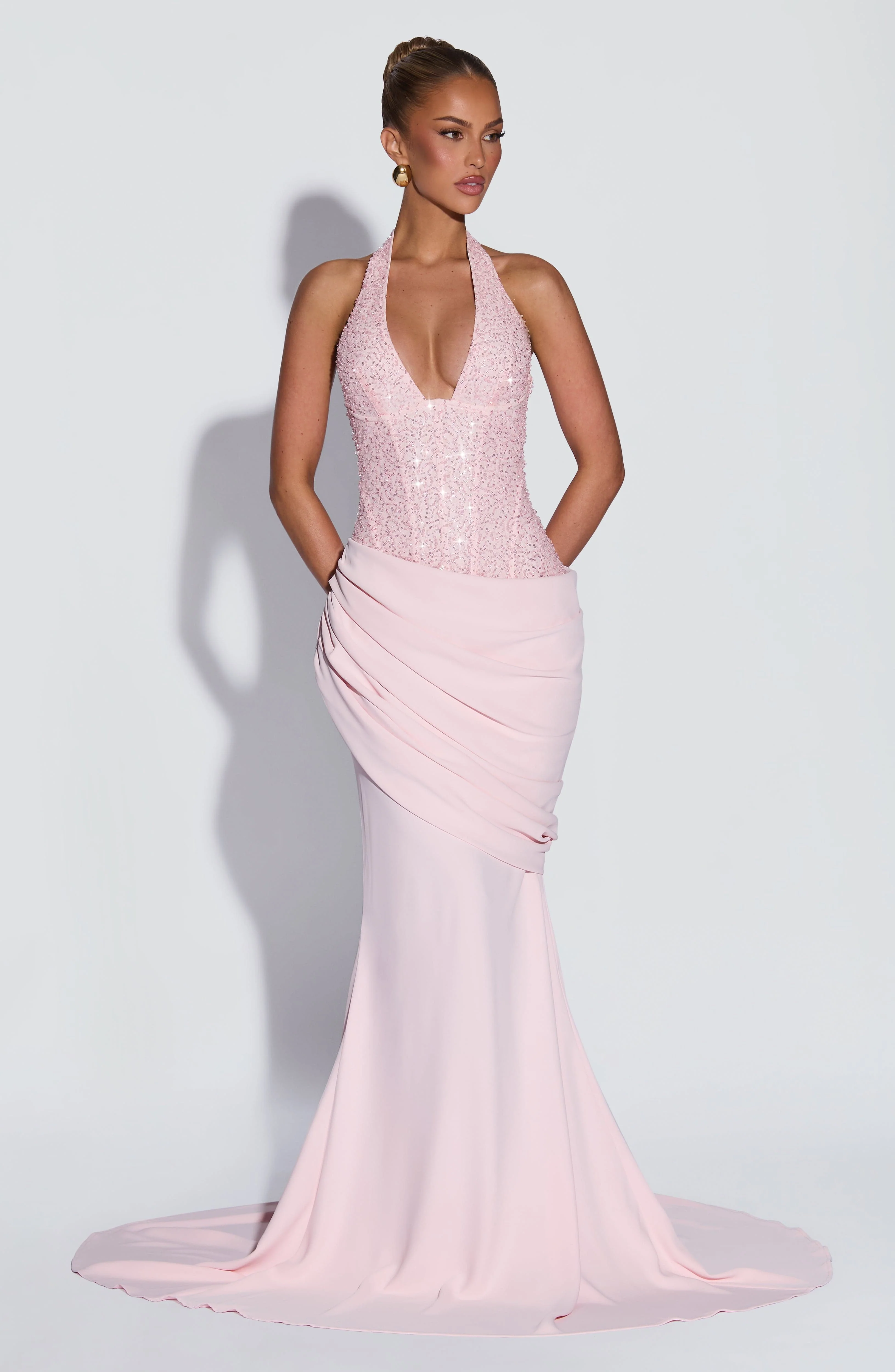 Taylor Gown - Blush - Image 5