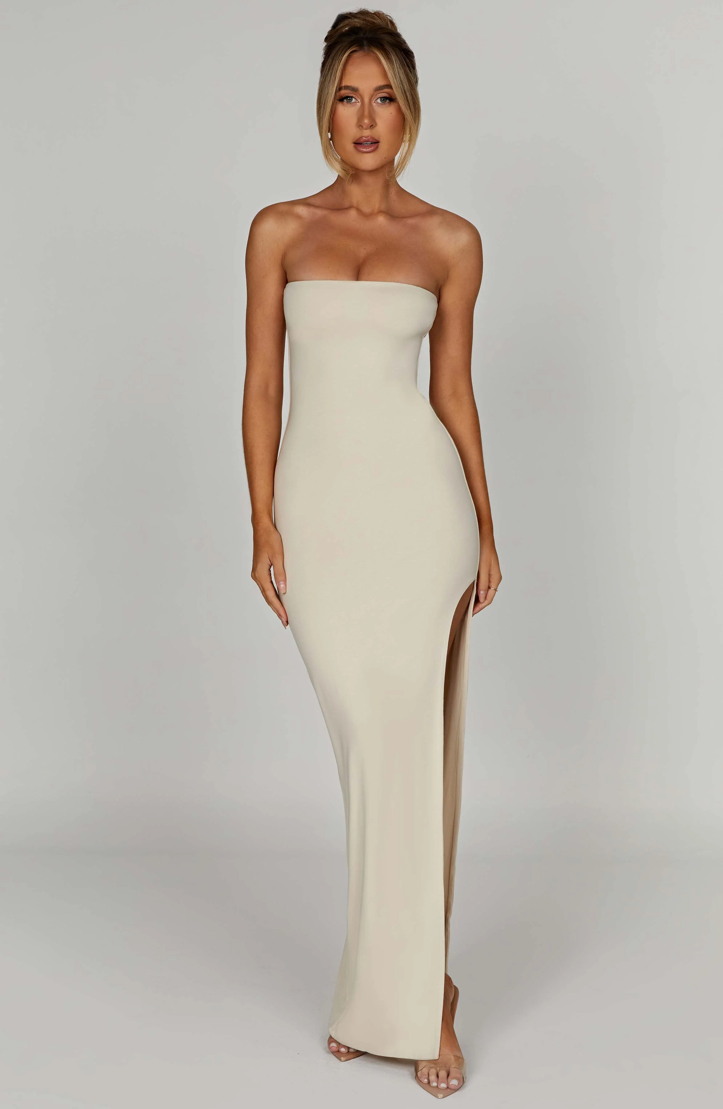 Teyana Maxi Dress - Cream - Image 6