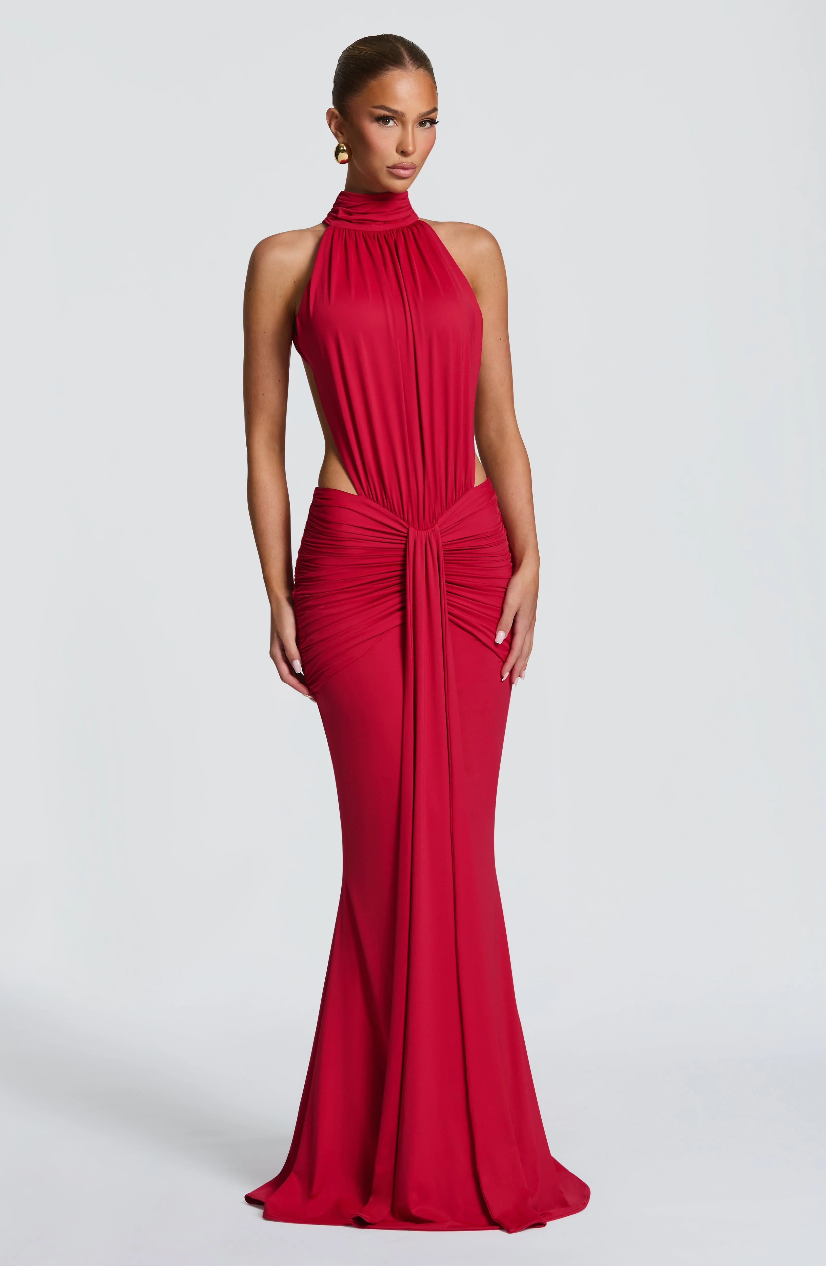 Thekla Maxi Dress - Red - Image 10