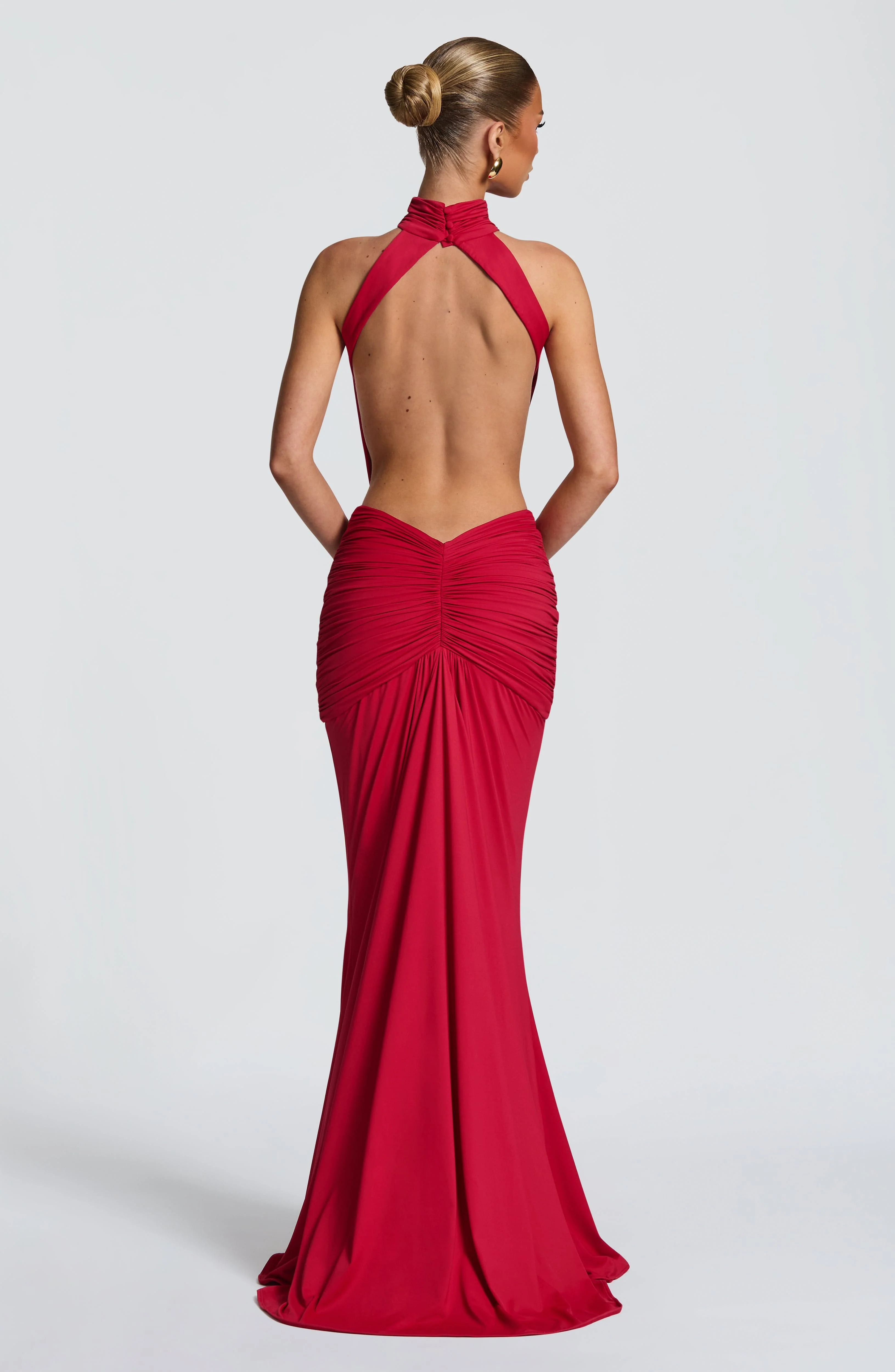 Thekla Maxi Dress - Red - Image 2