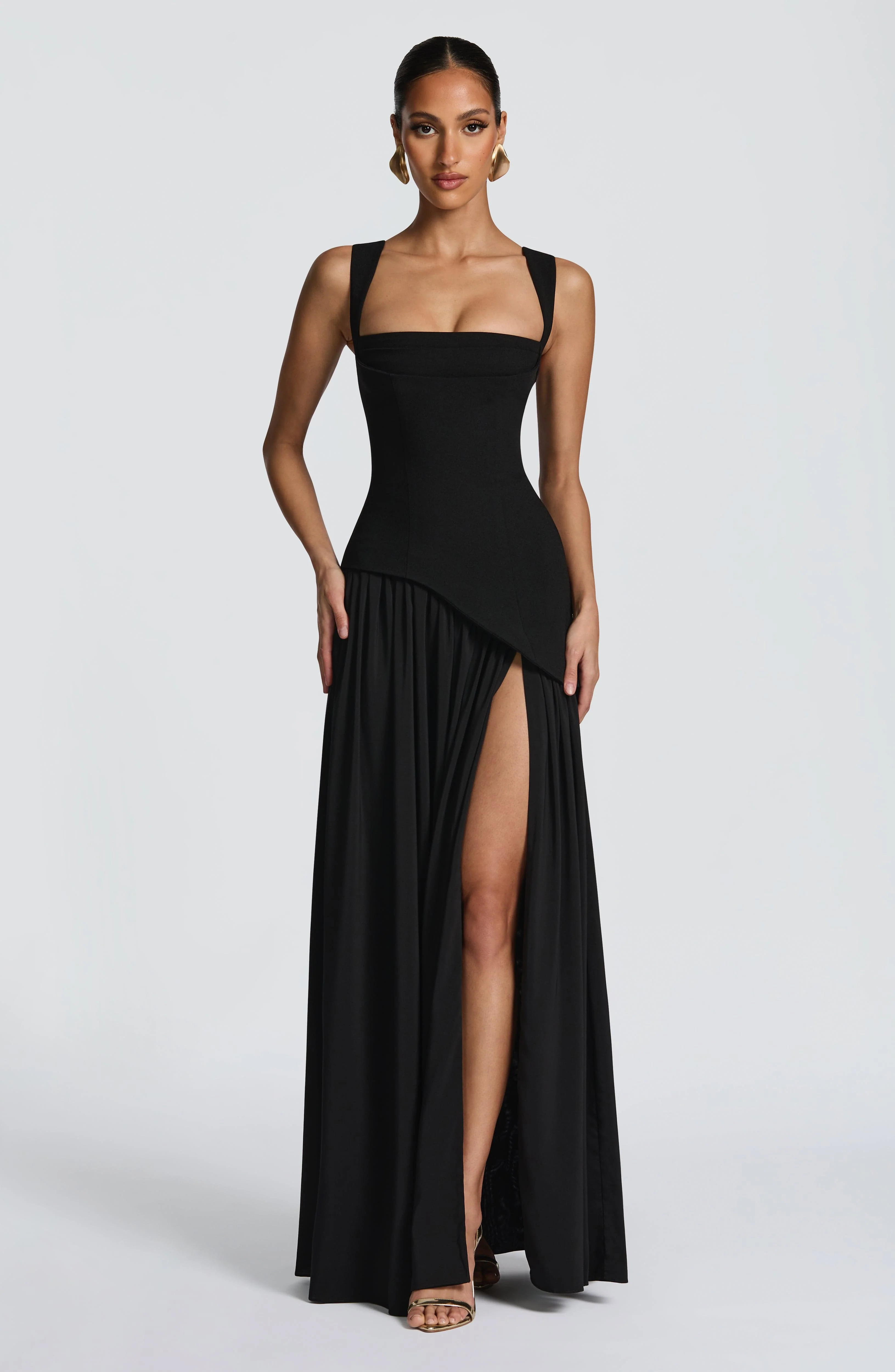 Tullulah Maxi Dress - Black - Image 9