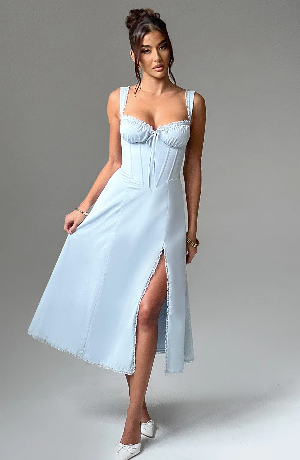 Ulrika Midi Dress - Blue - Image 3