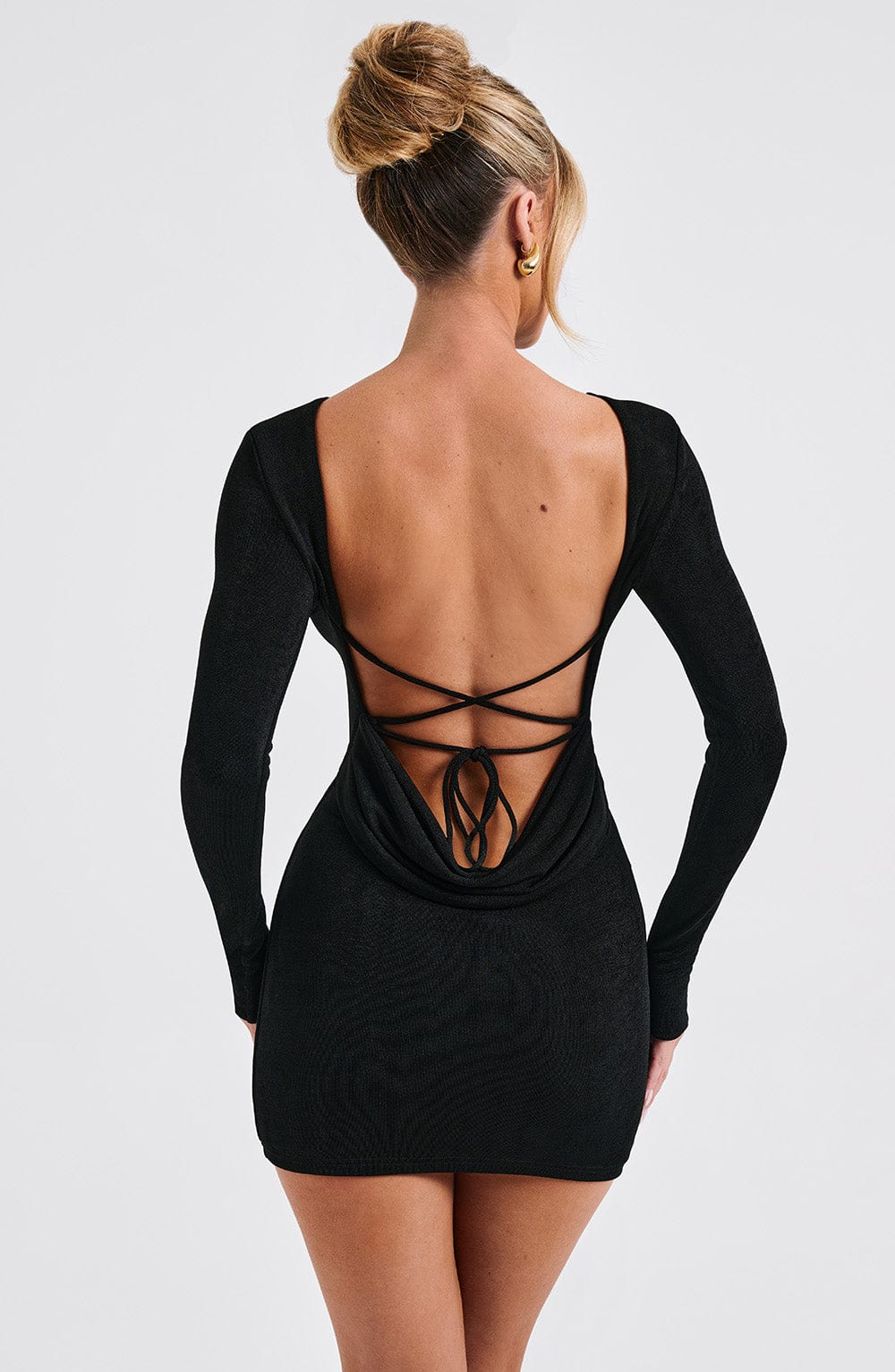 Una Mini Dress - Black - Image 10