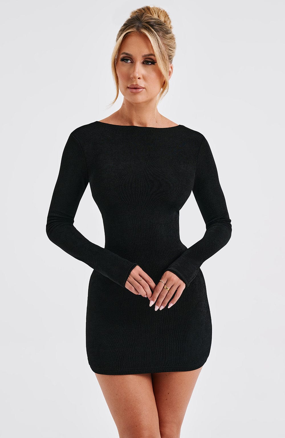 Una Mini Dress - Black - Image 13