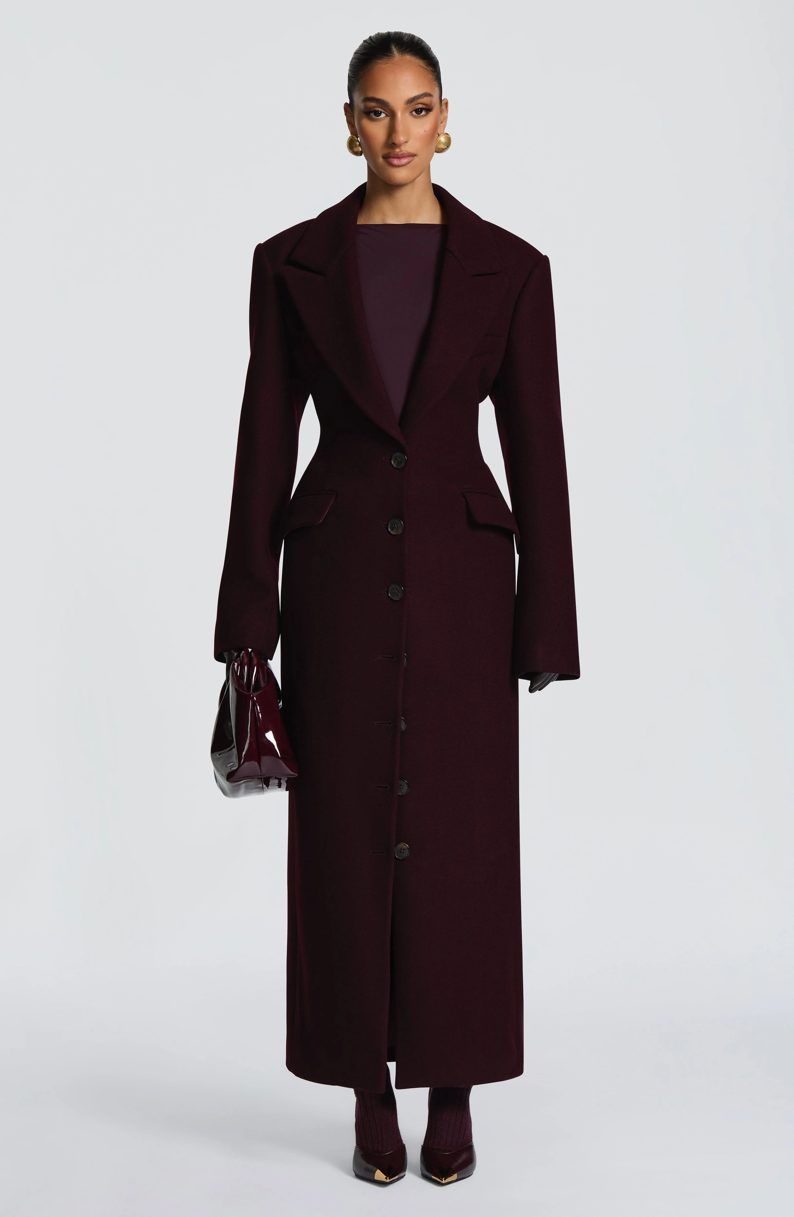 Ursula Coat - Plum