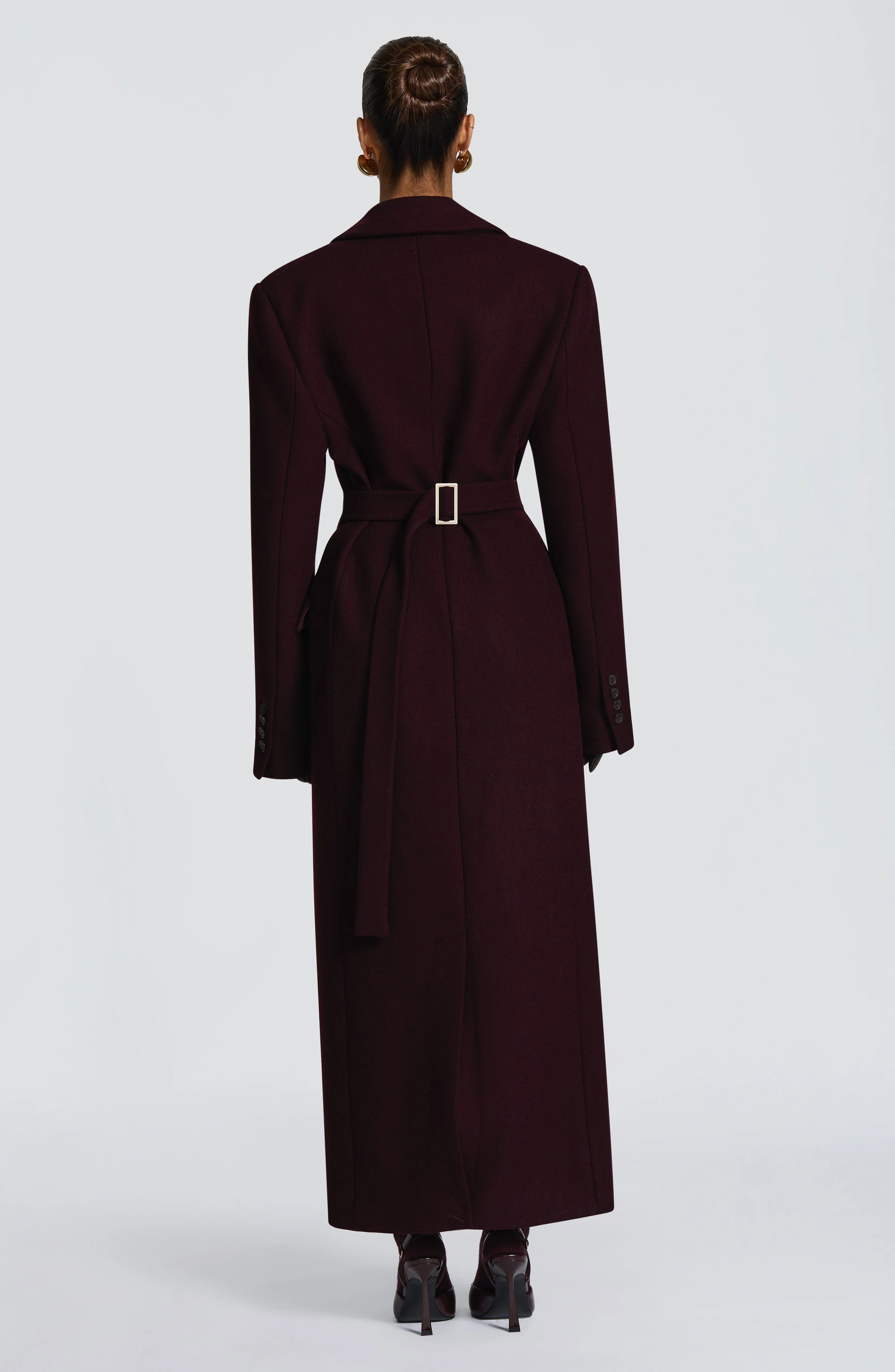 Ursula Coat - Plum - Image 2