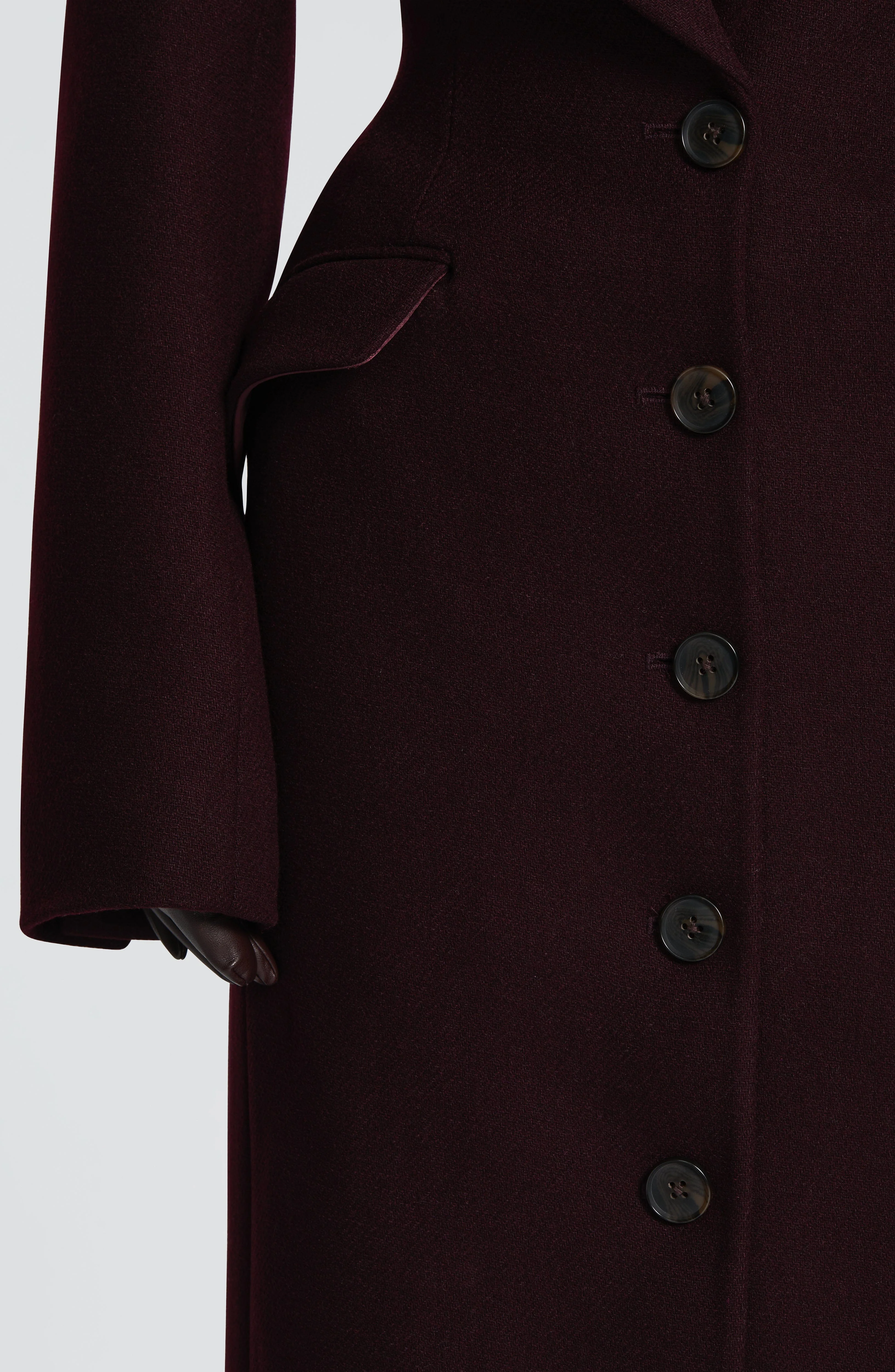 Ursula Coat - Plum - Image 8