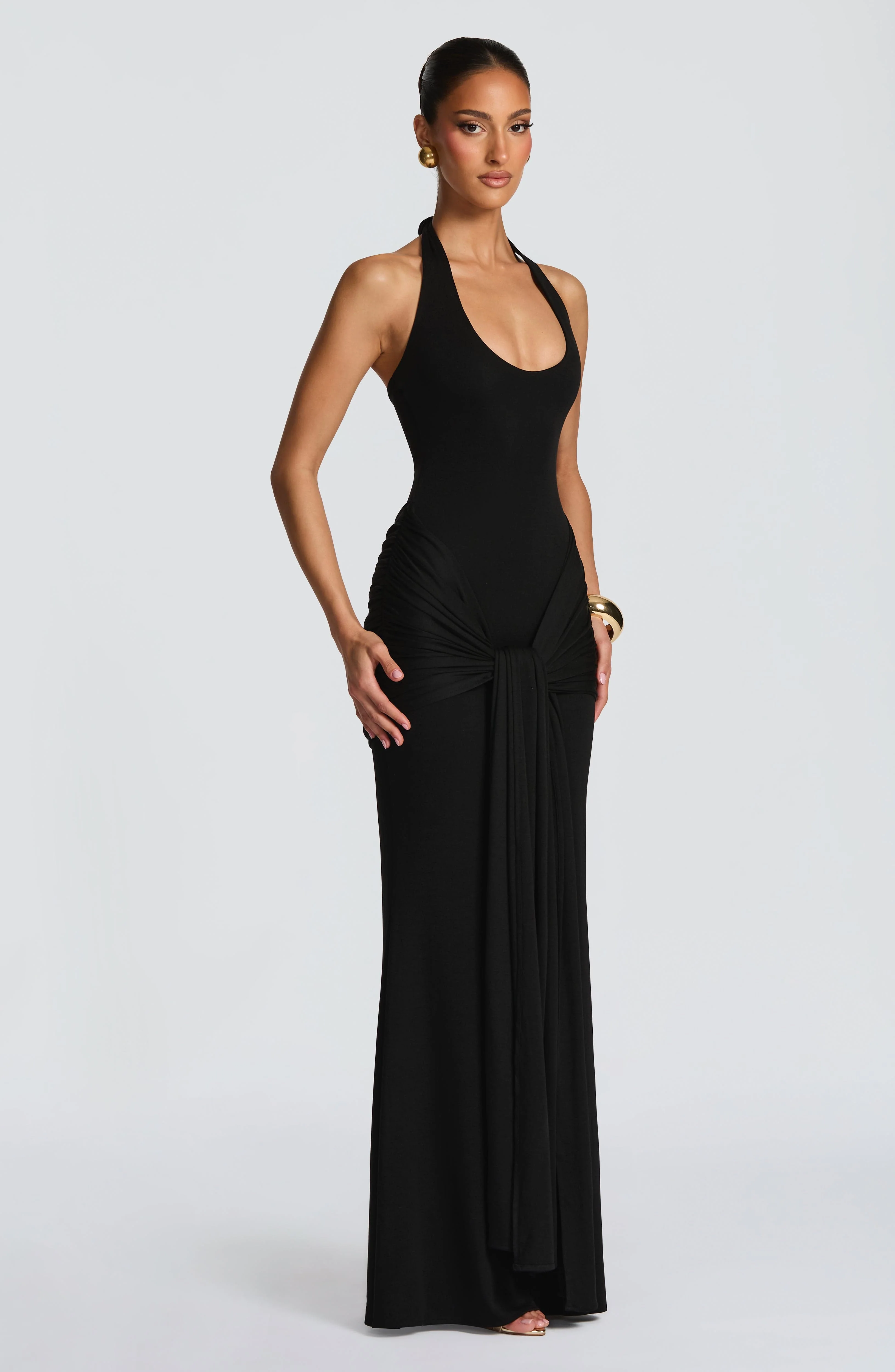 Veneda Maxi Dress - Black - Image 6