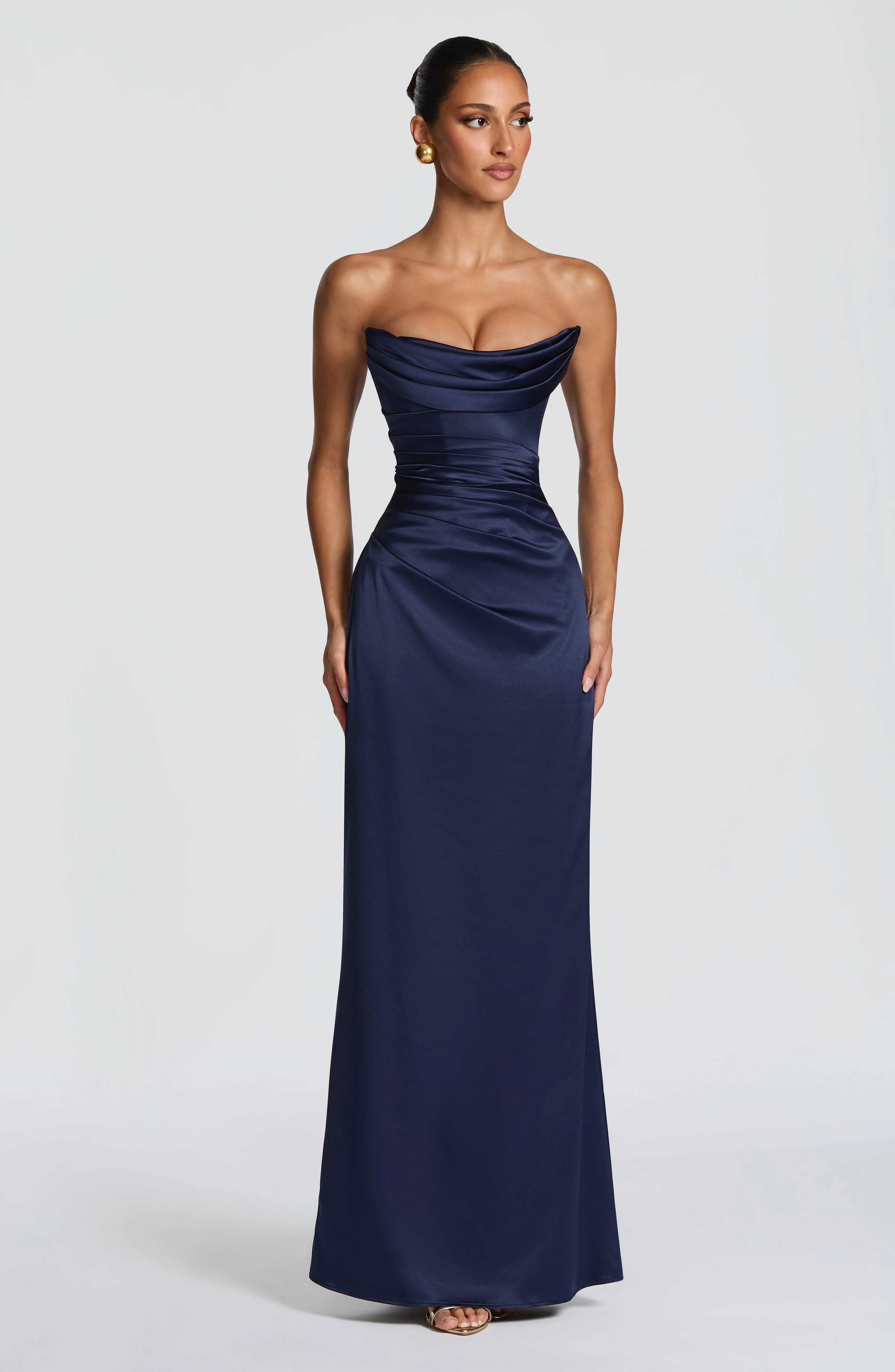 Vessa Maxi Dress - Navy - Image 6