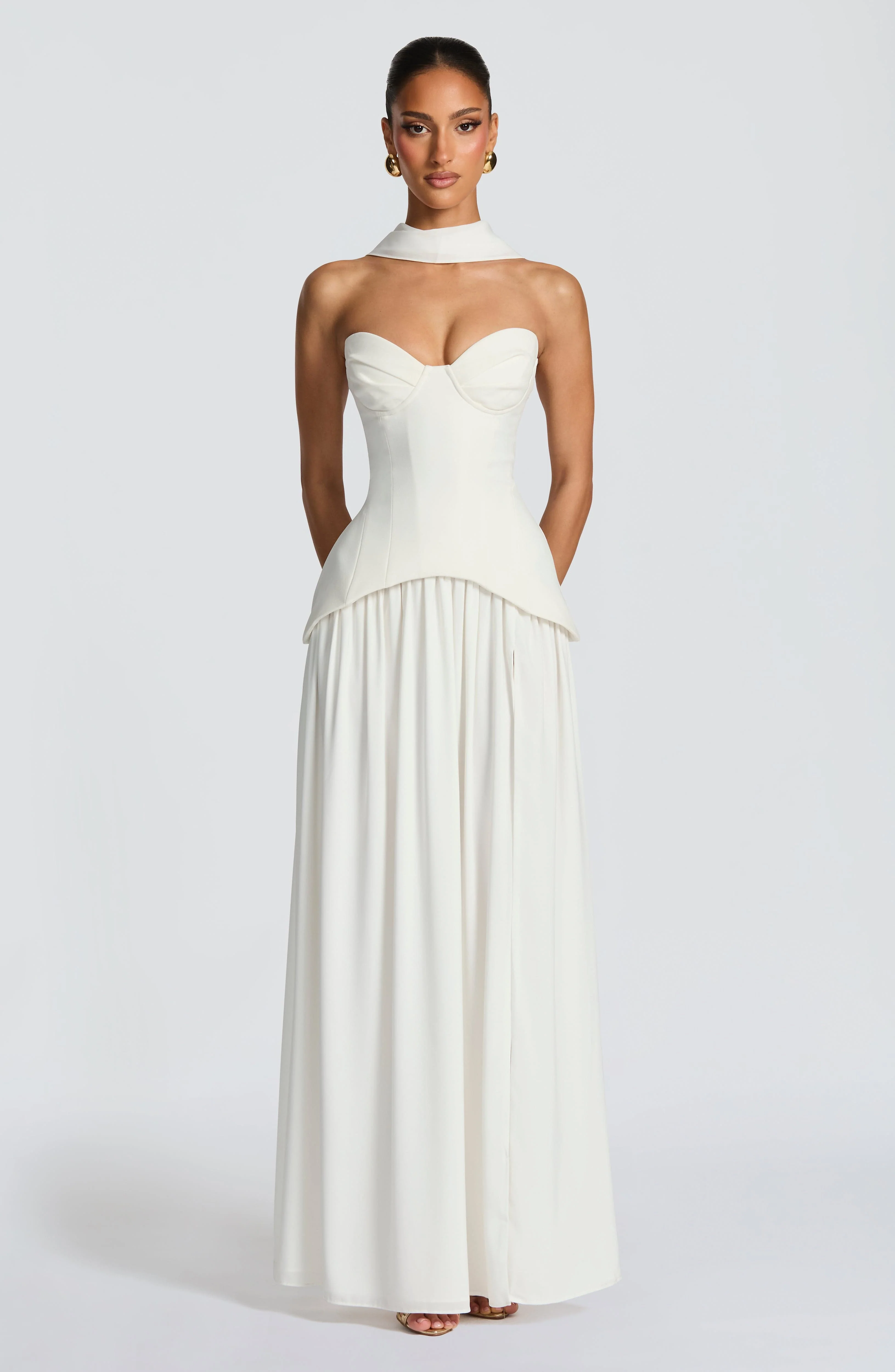 Vietta Maxi Dress - Ivory - Image 4