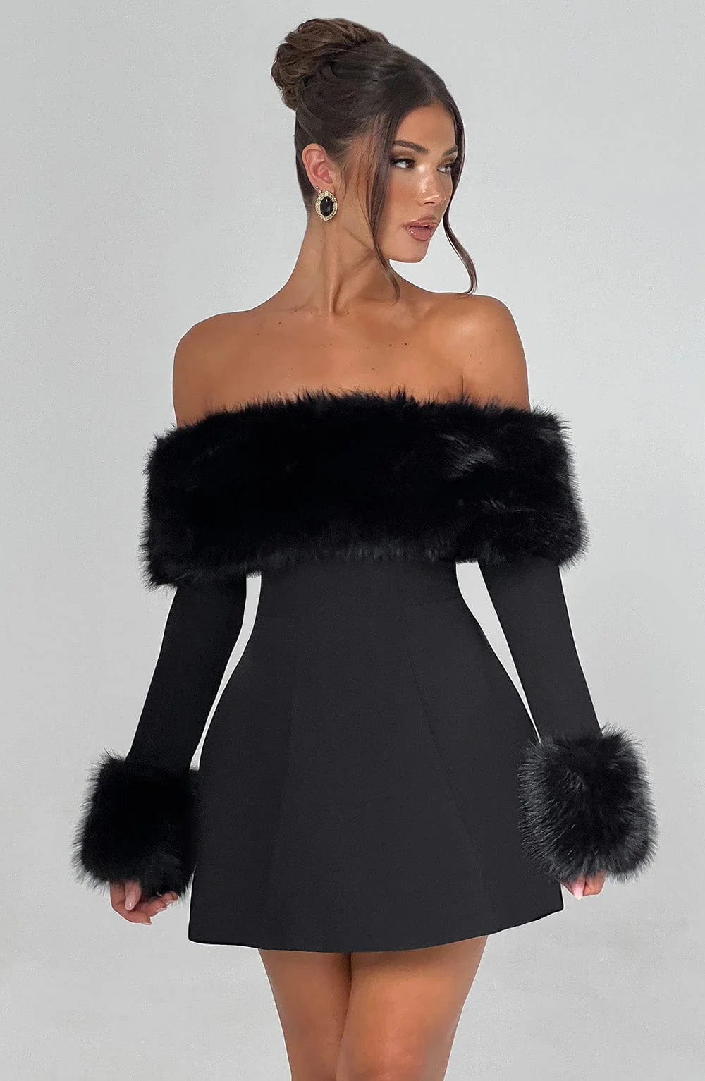 Villanelle Mini Dress - Black - Image 10