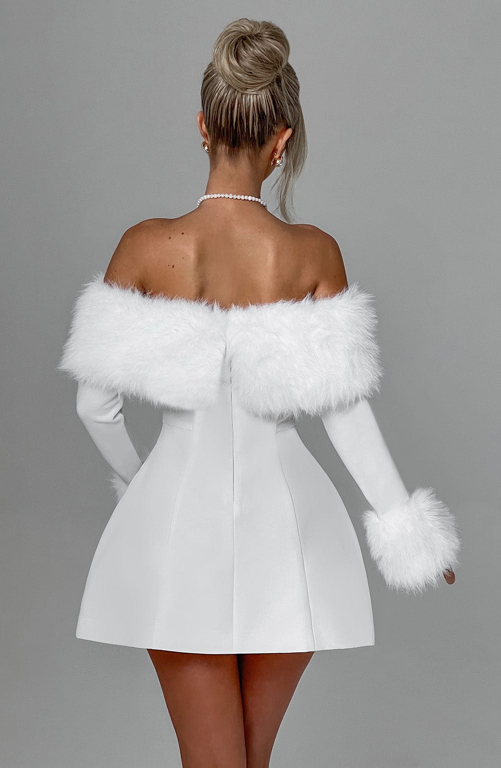 Villanelle Mini Dress - Ivory - Image 2
