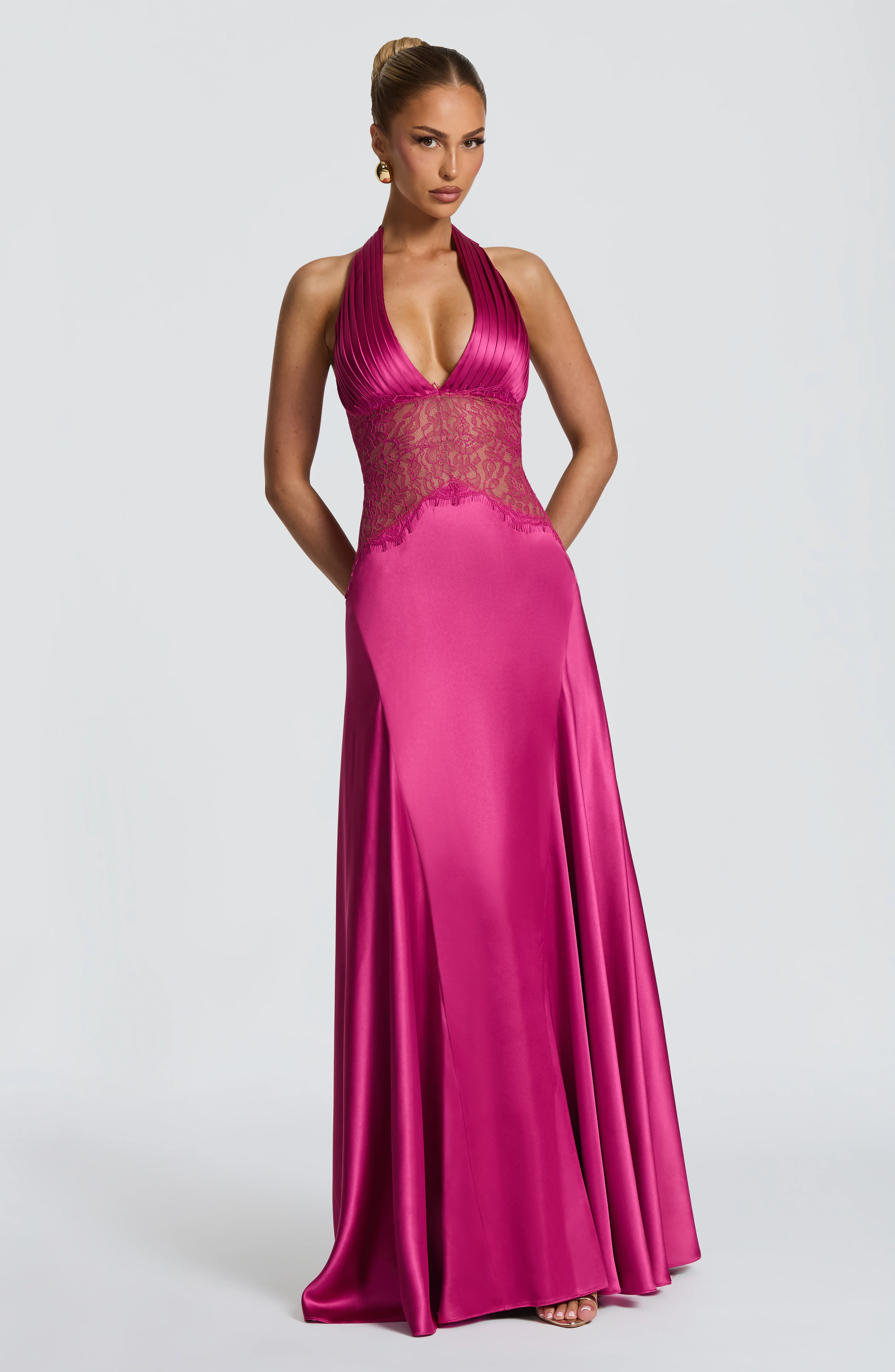 Virella Maxi Dress - Fuchsia