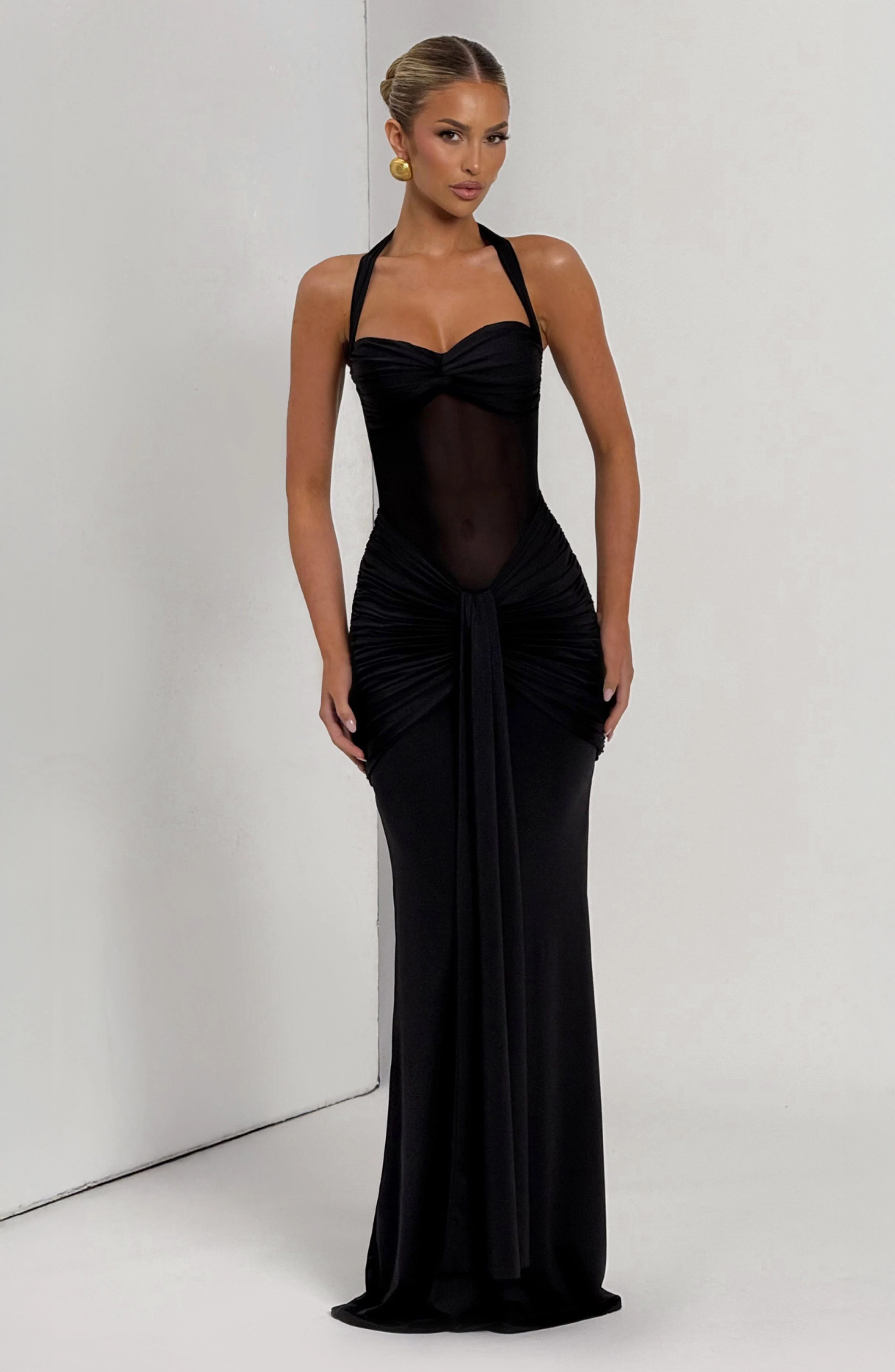 Vixen Maxi Dress - Black - Image 6