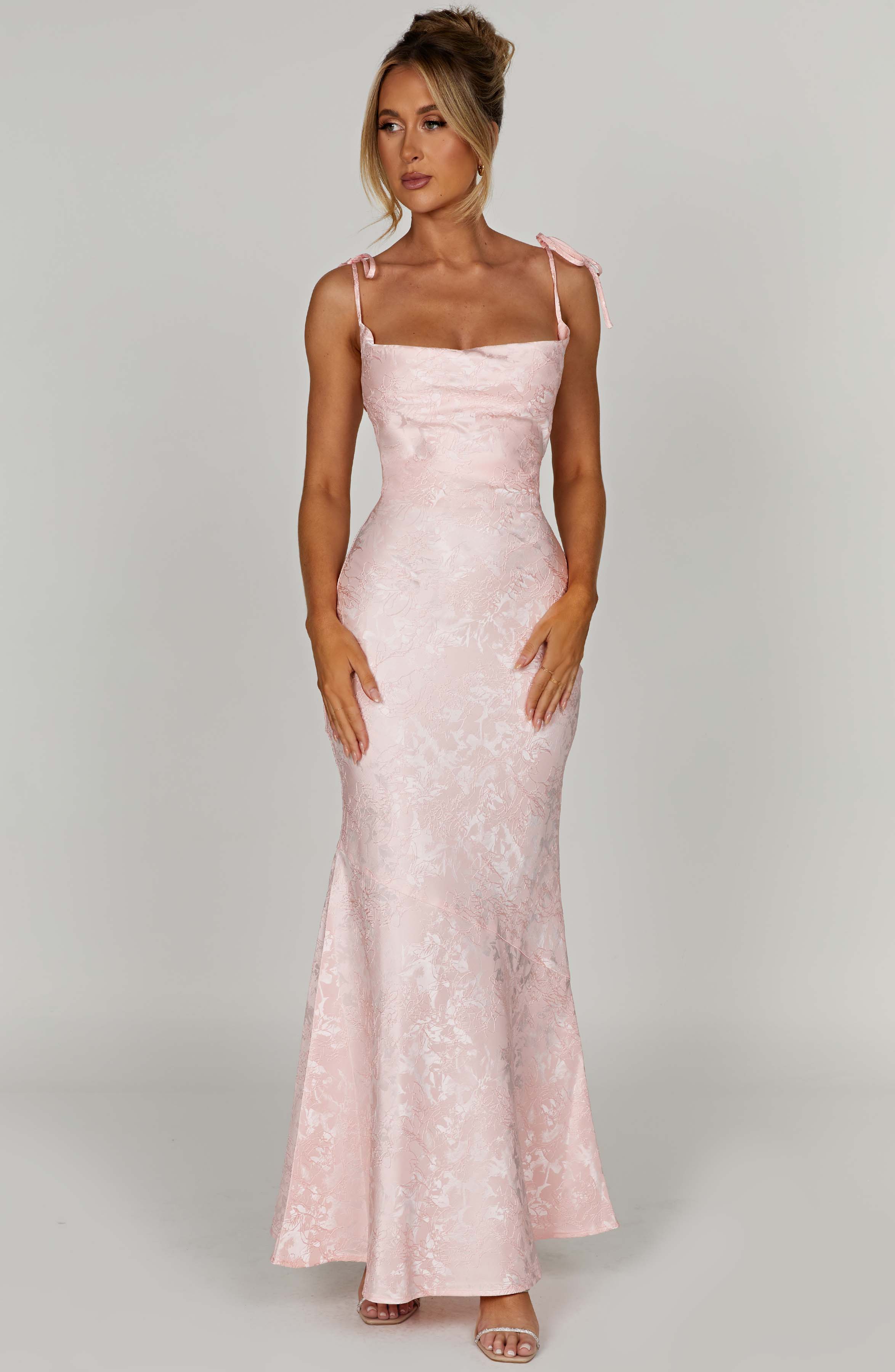 Whitney Maxi Dress - Blush - Image 11