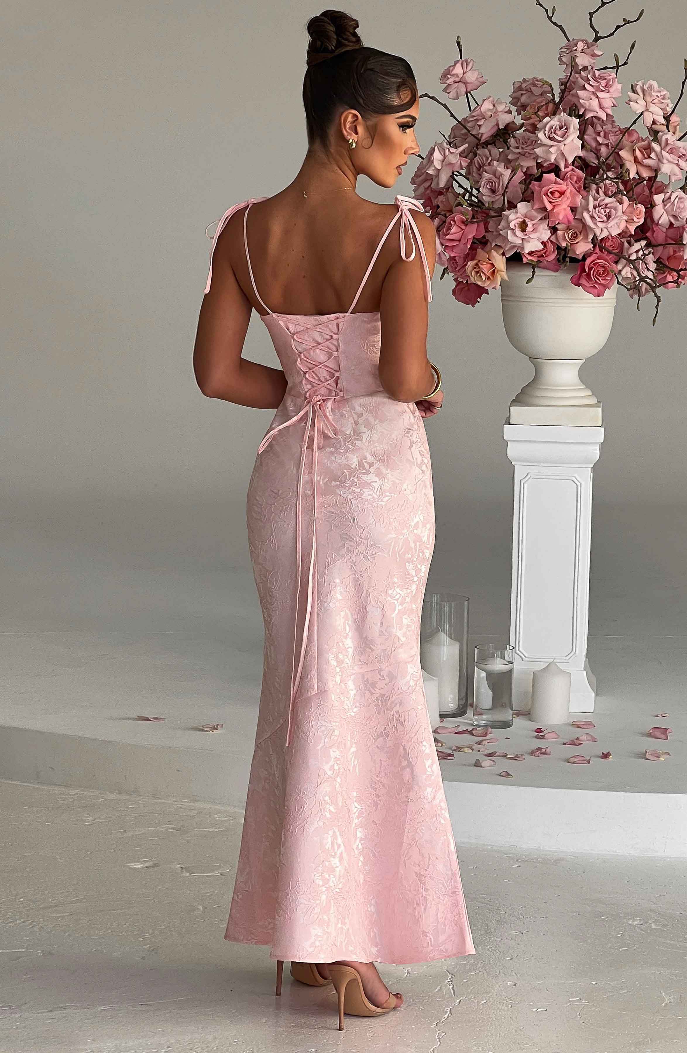 Whitney Maxi Dress - Blush - Image 3