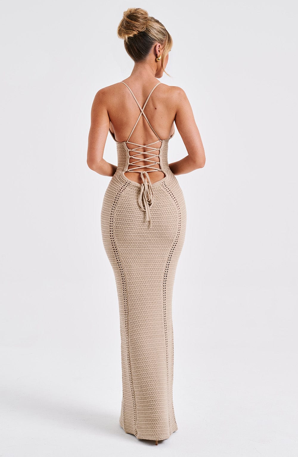 Xanthe Maxi Dress - Beige - Image 12